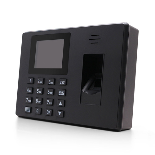 Attendance machine F06 fingerprint recognition, Chinese and English cross-night shift scheduling, intelligently generates reports to clock employees in and out