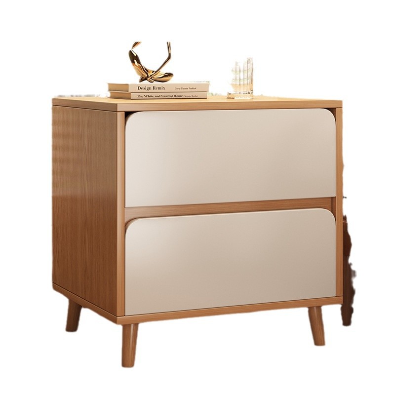 Simple modern side cabinet bedroom Simple bedside storage cabinet rental house uses cabinet household small bedside cabinet 5
