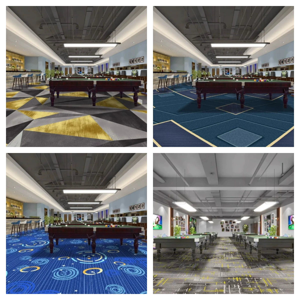 Table carpet, wear-resistant pool for pool hall, 450 gram, polyester, increased thickness