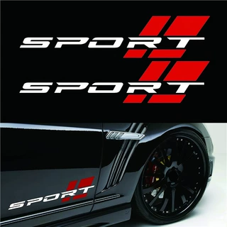 跨境TEMU亚马逊f 运动字母贴花卡车汽车改装车门贴纸SPORT