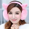 Cute keep warm earmuffs for elementary school students, headphones, ear protection, Korean style