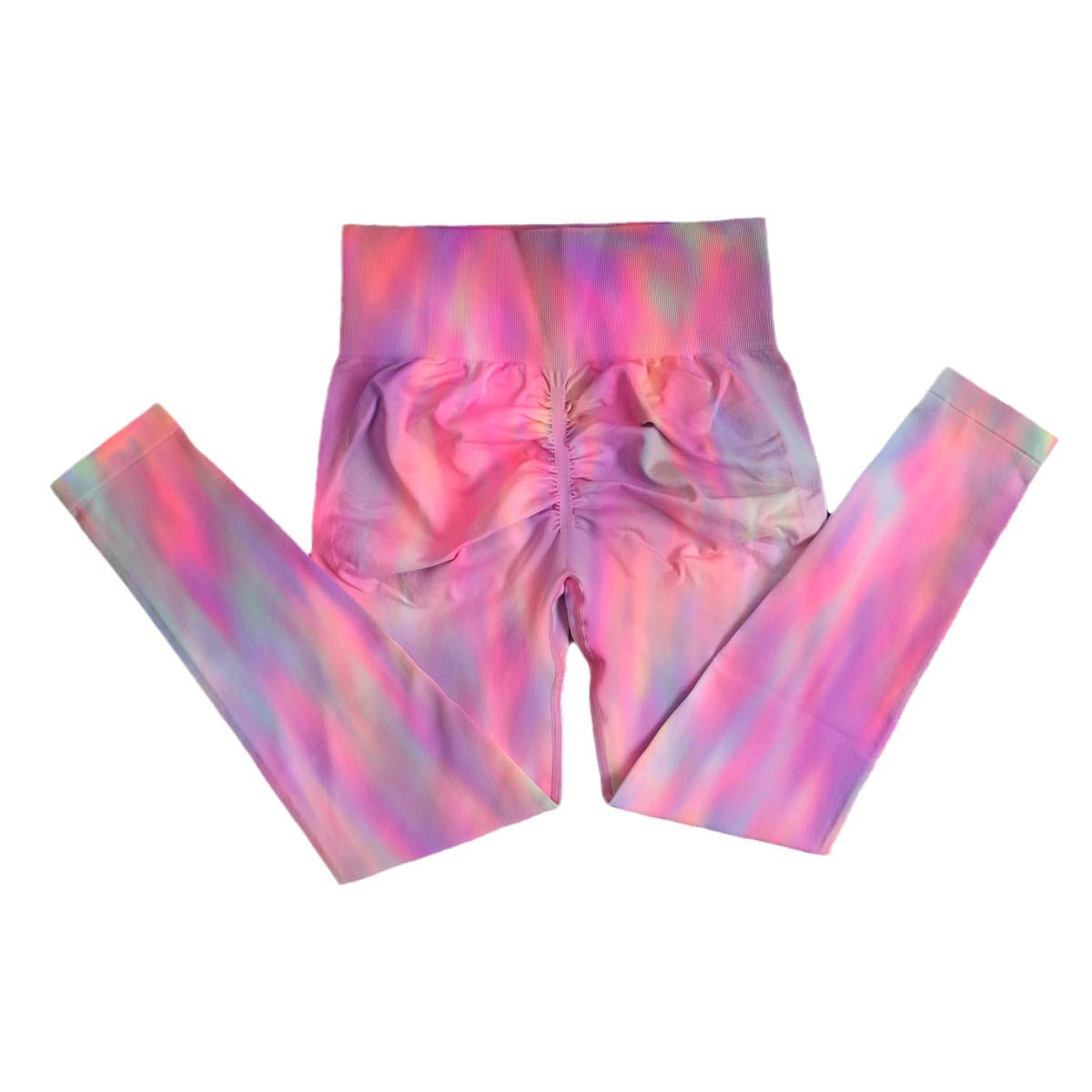 Europa y América Nueva Aurora doble levantamiento de la cadera pantalones de yoga teñidos pantalones de fitness pantalones de entrenamiento ropa de yoga Pantalones deportivos image 6