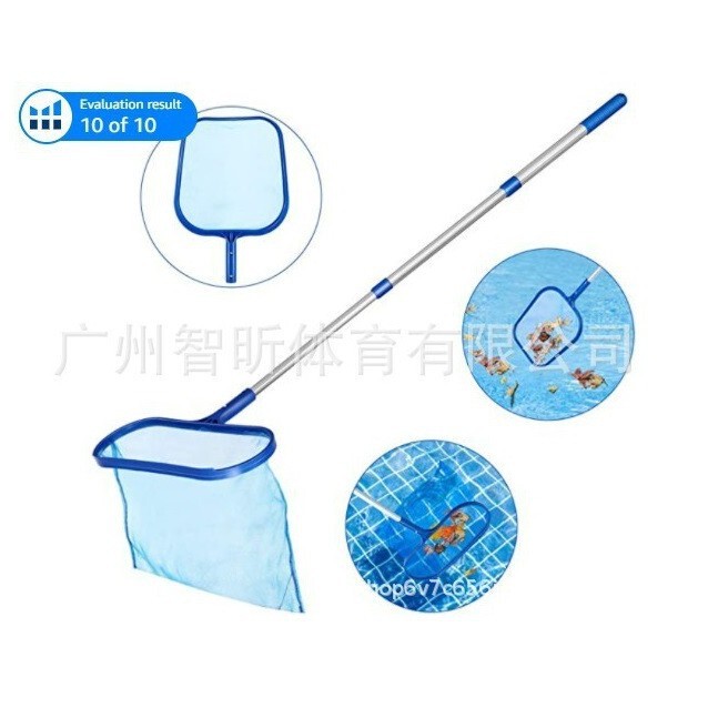 Factory spot swimming pool cleaning set three-bar deep net shallow net combination swimming pool cleaning salvage net