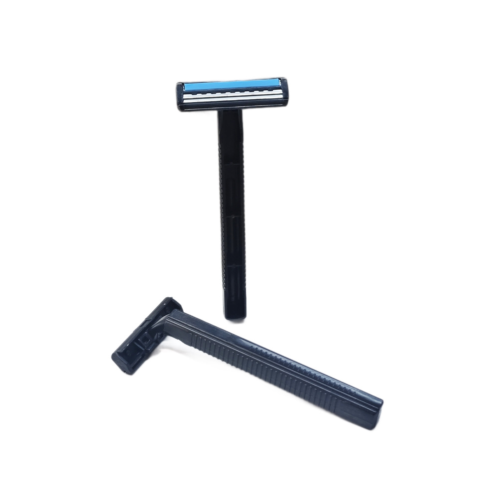 Rastrillo de Afeitar Desechable 5 Piezas 2 Hojas Acero Inoxidable Plástico Lavable para Afeitar