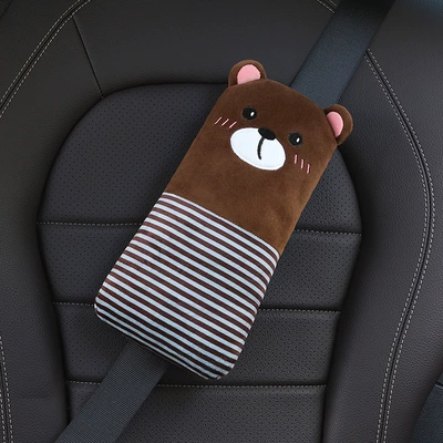Car Seat Belt Shoulder Cover Seat belt shoulder pad - brown-bear-upgraded-trumpet