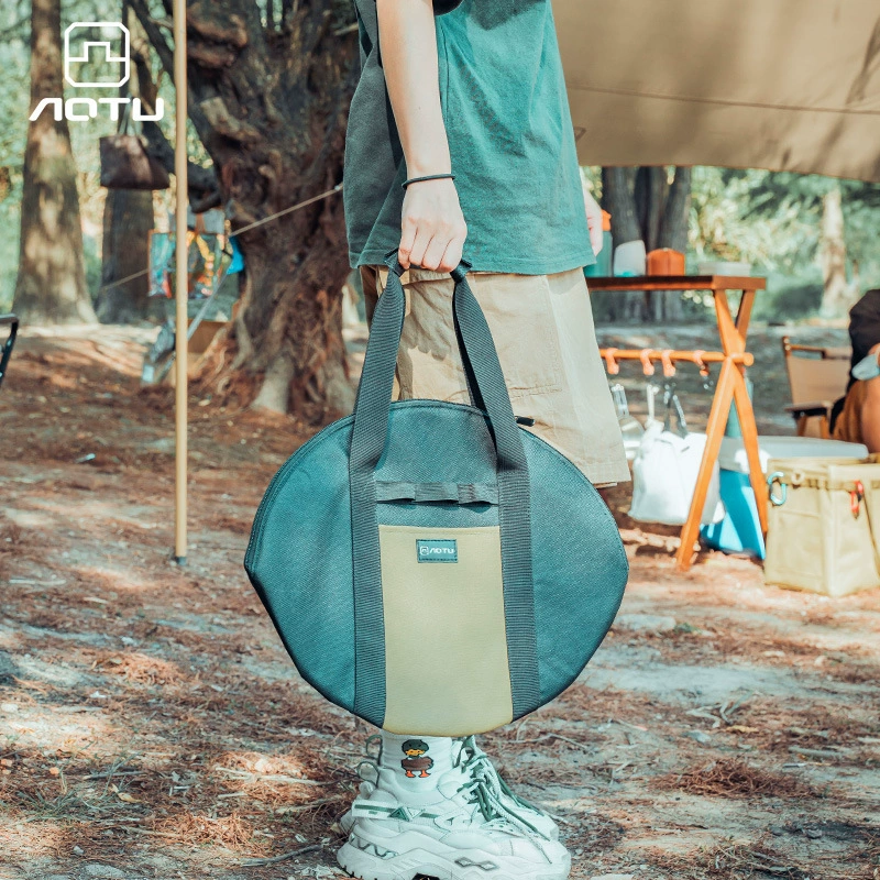 38 см Внутренняя наружная чугунная сумка для хранения горшков Maifanite сковорода для Барбекю Сковорода Горшок сумка утолщенная сумка для хранения