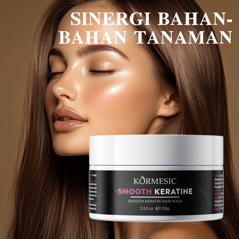BPOM Indonesia KORMESIC queratina suavizante máscara para el cabello máscara de cuidado fluido comercio exterior al por mayor transfronterizo