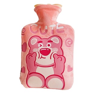 Le Shangxing Water Injection Hot Water Bag Little Red Book Best Selling Naughty Bear Water Bag Winter Comfortable Warm Source in stock Cross Border