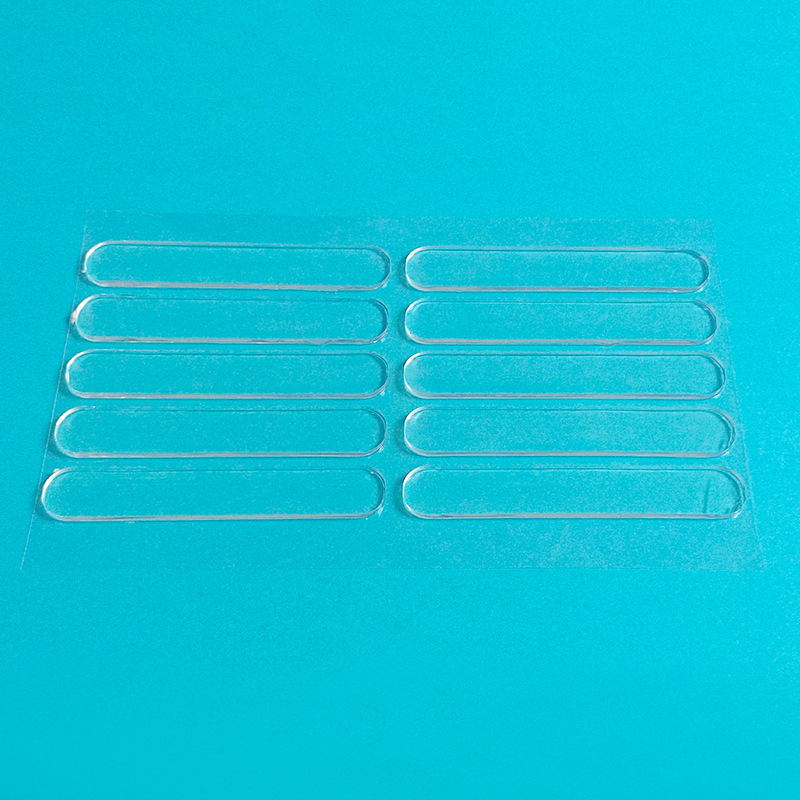 Invisible transparent cabinet door drawer glass anti-collision sticker Car door silicone anti-collision strip Wall sticker