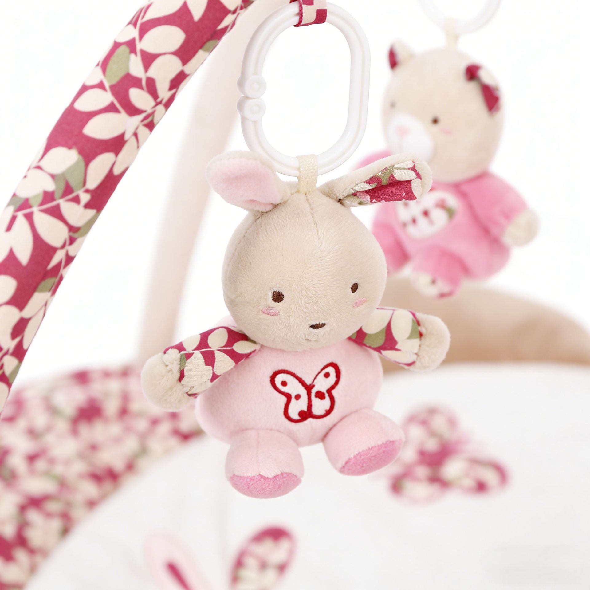 Tapete de Juego y Gimnasio de Actividades en Forma de Flor para Bebé de Peluche