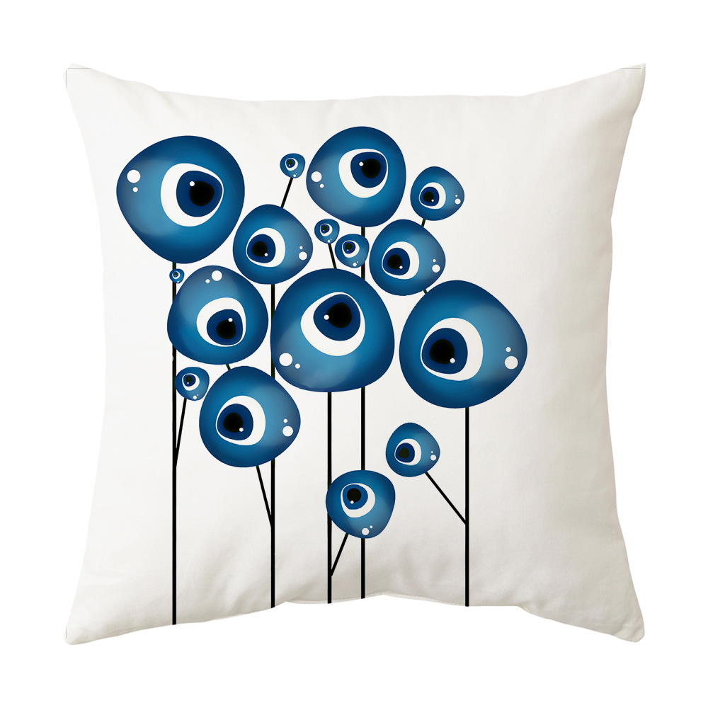 Capa de almofada evil eye almofada decorativa macia para sofá_voghion.com