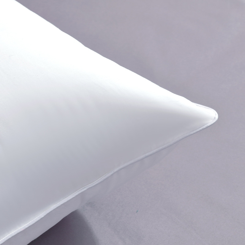 Cross-border anti-feather cloth 3D feather silk cotton pillow core slow rebound comfortable sanding cloth feather silk cotton cushion core customized as required