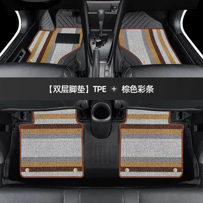 pad to surround fs with | Universal Foot Pad - thickened-double-layer-tpe-foot-pad-brown-strip-shinnie-14-23-models-weichi