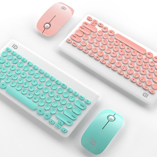 Fude IK6620 notebook wireless keyboard and mouse set Mini office typing portable peripherals for girls