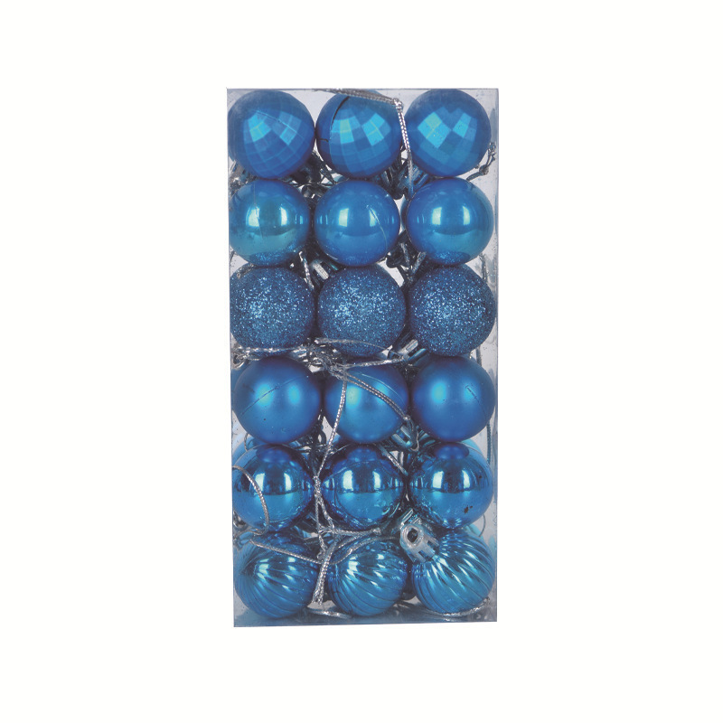 新品3/4cm36個セット異形ボールクリスマスツリー小さなペンダント祝日飾りスイカ方眼クリスマスボール|undefined