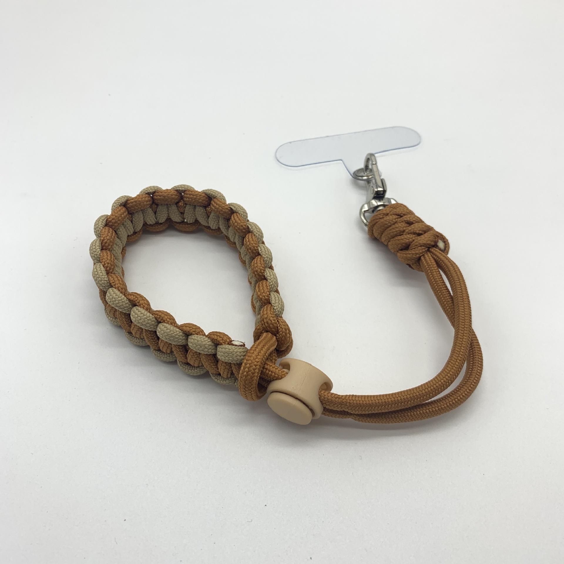 Beijing naranja tejido retráctil teléfono móvil cordón muñeca Cámara anti-Pérdida cuerda hombres y mujeres Correa gruesa resistente a la caída deportes al aire libre