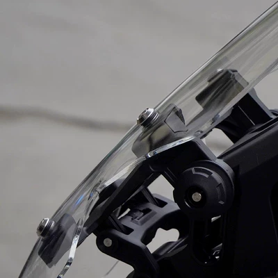 Motorcycle front windshield | heightening and thickening transparent