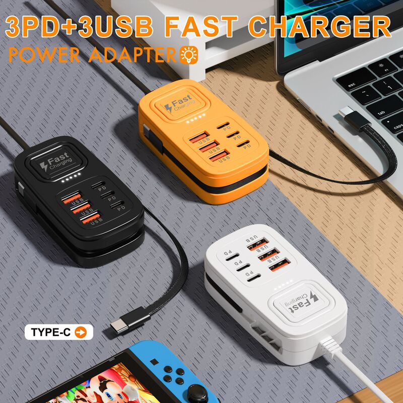 New Model Power Strip Mobile Phone Charger Pd Multi-Port Fast Charging Head Type-C Cable Suitable for Apple and Android Universal Use New Model Power Strip Mobile Phone Charger Pd Multi-Port Fast Charging Head Type-C Cable Suitable for Apple and Android Universal Use