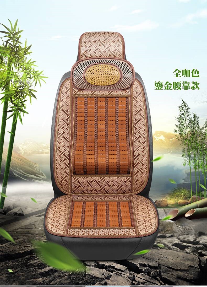 Universal Cooling Seat Cushion for Forklifts and Loaders, Breathable Mahjong Mat Seat Cushion for Excavators, Construction Machinery, and Cars in Summer