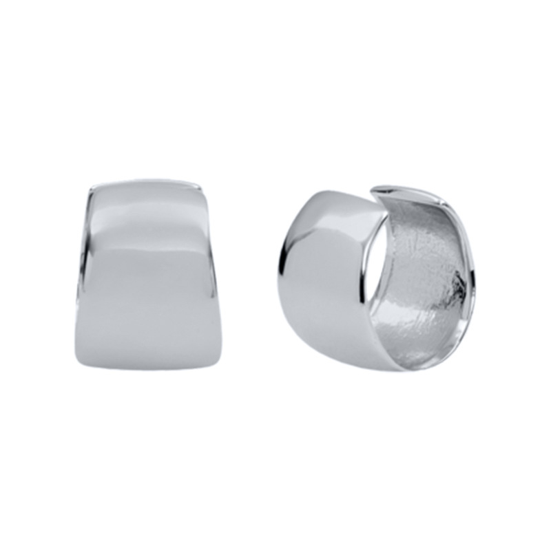 European and American geometric U-shaped copper ear clips earrings