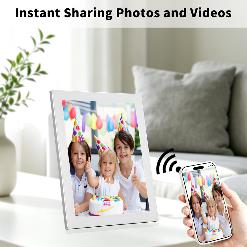 10.1-inch 6-color high-definition digital photo frame with e-ink screen, electronic photo album, cross-border home use, smart wireless screen projection 10.1-inch 6-color high-definition digital photo frame with e-ink screen, electronic photo album, cross-border home use, smart wireless screen projection