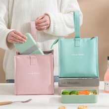 保温包新款加厚便携式pu便当包午餐大容量保温袋手提饭盒袋冰包
