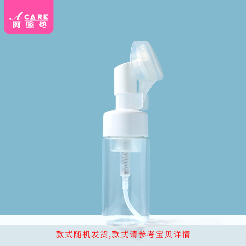 - EXPRESS / Botella espumante / Mousse A1v - Botella de espuma de silicona cabeza de lavado de la cara cepillo espumante botella de prensa
