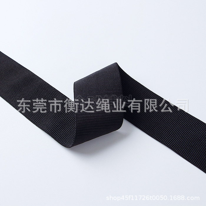 1 ~ 5cm suministro de stock negro y blanco estriado elástico falda debajo de zapatos decoración elástica alta elasticidad