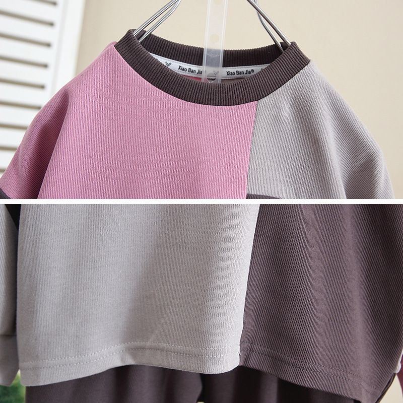 6283 Traje deportivo de primavera y otoño para niños 2025 nueva ropa de otoño para niños suéter casual de manga larga bebé otoño moda