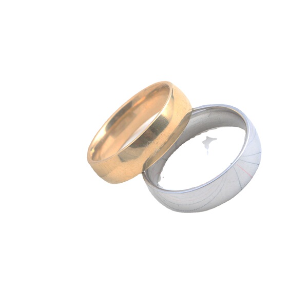 fashionable glossy ring stainless steel