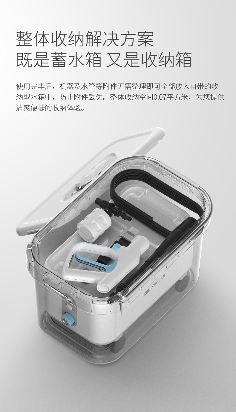 Xiaoluan Wireless Lithium Battery Car Washing Machine High-Pressure Cleaning Machine Brushless Motor Household Portable Lithium Battery Cleaning Artifact