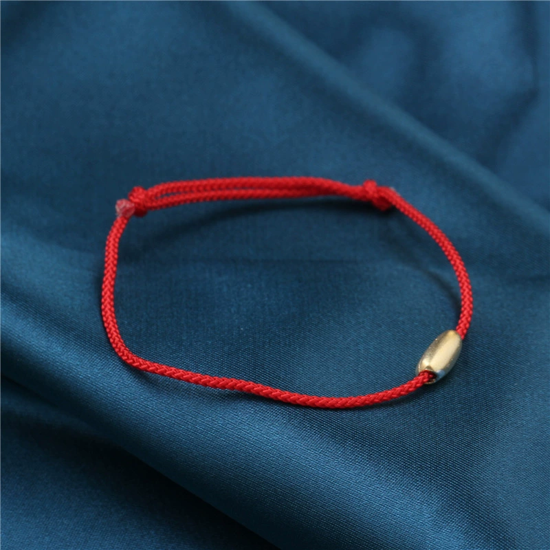 2021 счастливый красный веревочный браслет подарок для мальчиков и девочек Универсальный счастливый браслет из бусин