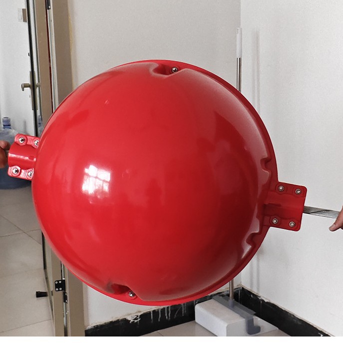 玻璃钢警示球厂家高空防撞标识球警示障碍球高压线危险航空警示球