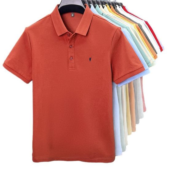 2025 Summer New Arrival Men's Polo Shirt Fashionable Brand Lap Pony Embroidered Thin Breathable Short Sleeve T-Shirt for Men