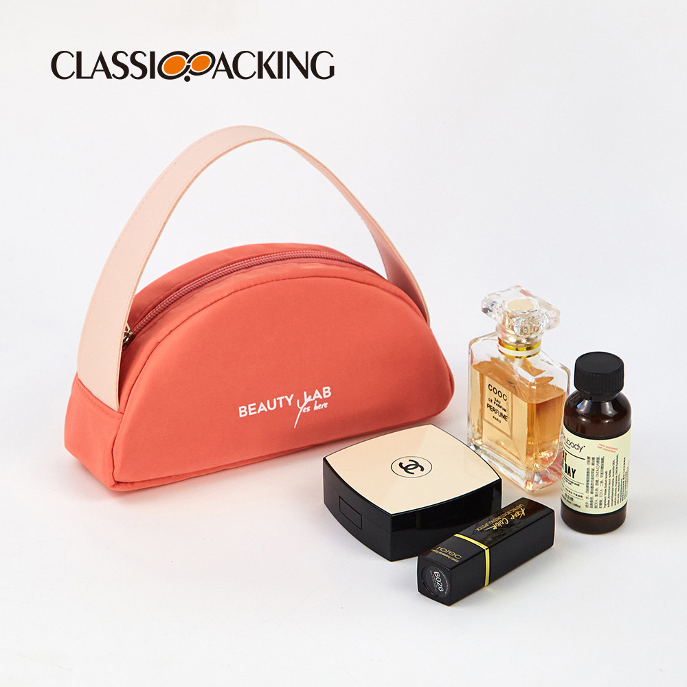 Bolso de estilo simple moderno material de lona bolsa de almacenamiento de cosméticos multifuncional bolsa de mano de moda para todo el Partido bolsa pequeña para mujer