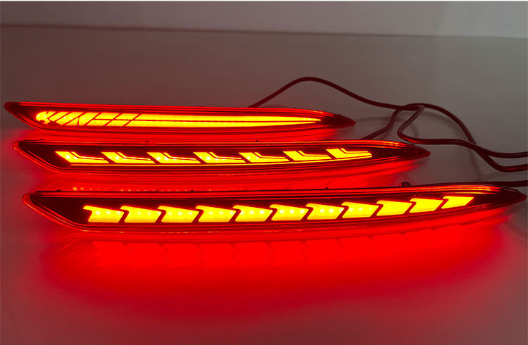Suitable for 18-24 Geely Binyue rear bumper lights Proton X50 modified LED rear bumper lights special taillights