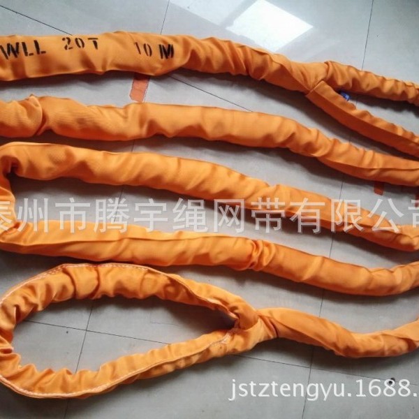20T*10M 圆形吊带 20吨10米起重吊装带 柔性吊带  双扣吊带20T