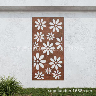 CNC Background Wall Decorative Landscape Curtain Wall Metal Fence Hollow Wall Engraving Plate Partition Laser Cutting Guardrail