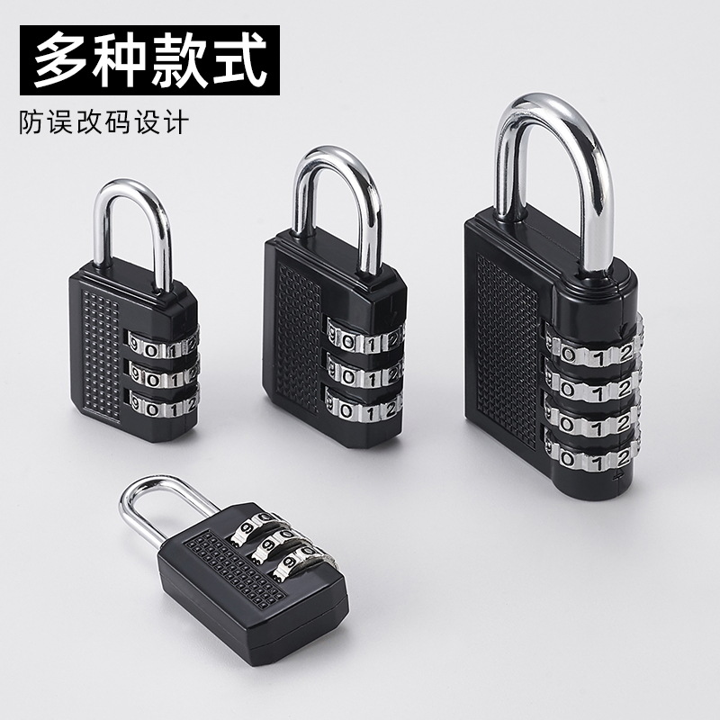 Candado de contraseña pequeño a prueba de agua anti-óxido maleta de bloqueo armario bolsa gimnasio casa pequeño tamaño de bloqueo