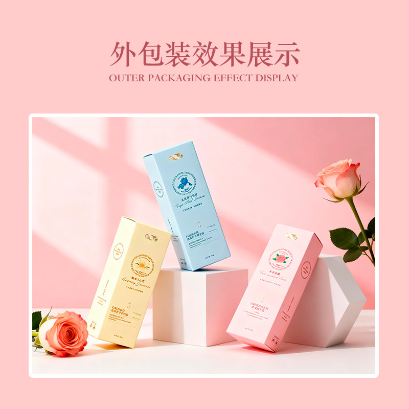 Hanbei Nicotinamida Dual Tube Fragrance Hand Cream Hidratación Refrescante Fácil de Absorber No Grassy Hand Cream