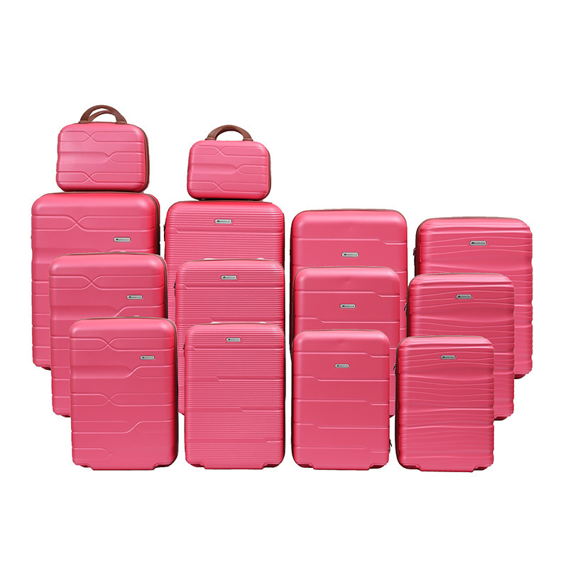 Foreign Trade Fifteen-Piece Set of Large-Capacity Suitcases, Universal Wheel Trolley Cases, Password Travel Cases, Twelve Semi-Finished Products Foreign Trade Fifteen-Piece Set of Large-Capacity Suitcases, Universal Wheel Trolley Cases, Password Travel Cases, Twelve Semi-Finished Products