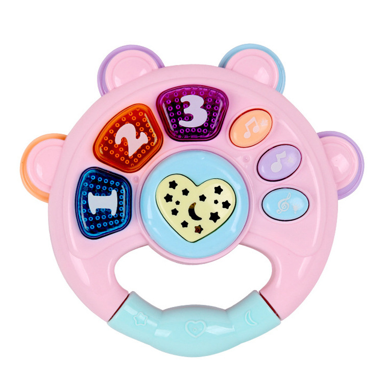 Baby Music Rattle Hand Drum Newborn Projection Story Machine Toy Early Education Puzzle 0-3 Years Old Baby Dropshipping