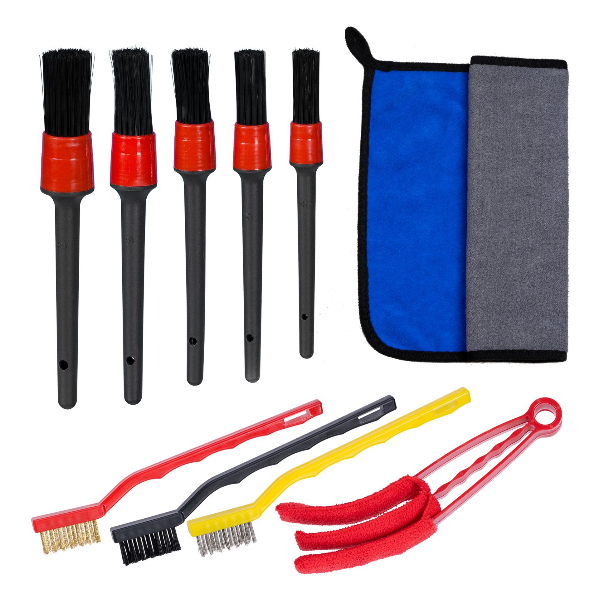 Detalles de la cabeza de cepillo eléctrico de taladro eléctrico de Amazon para lavar el juego de cepillos para coche, limpiar el buje del coche, limpiar el cepillo de la herramienta para coche, lavar el cepillo de herramientas para coche