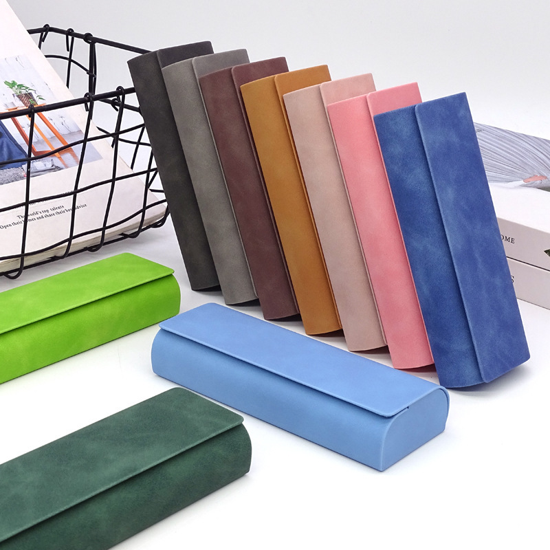 Glasses Case, High-End Men's Myopia Glasses Case, New Style, High-Looking Women's Glasses Case, Portable Anti-Pressure Glasses Storage Box with Logo Glasses Case, High-End Men's Myopia Glasses Case, New Style, High-Looking Women's Glasses Case, Portable Anti-Pressure Glasses Storage Box with Logo