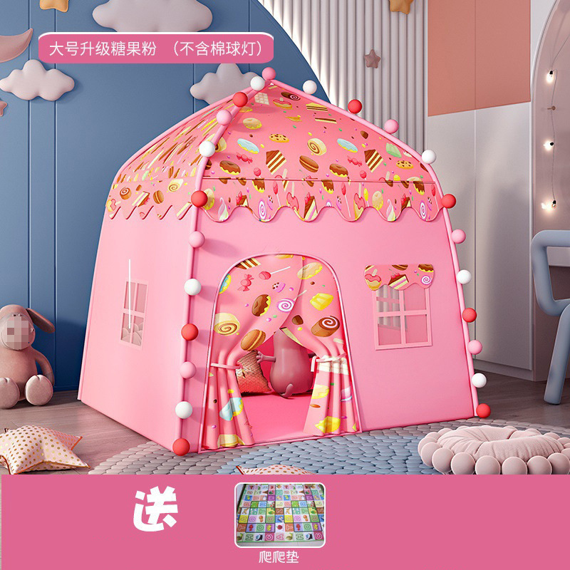 Nuevas tiendas de campaña para niños princesas interiores niñas caseras dormitorios juegos casa de bebés castillo casa pequeña cama cama separada