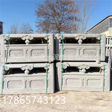 仿石护栏 户外围栏 混凝土仿汉白玉栏杆 景观河道水泥仿石护栏