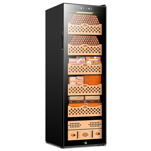 Kelong CL-138C cigar cabinet cedar wood shelf frequency conversion intelligent compressor cabinet constant temperature and humidity cigar cabinet