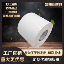 贴纸定制铜版纸不干胶标签贴特惠80200塑料标签 唛头纸PP碳带印刷