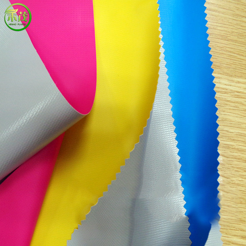 500D双色PVC夹网布 滴塑布 厂家直销 耐磨 防水   REACH标准