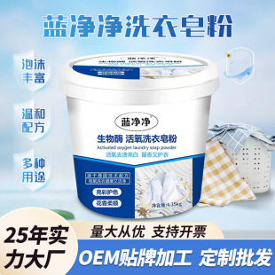 Lanjingjing Laundry Detergent Powder Spot Wholesale 4.35kg Per Box Skin-Friendly Stain Removal Fragrance Fresh and Mild Clothes Soap Powder